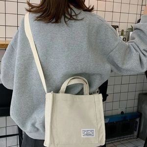 Canvas crossbody bag